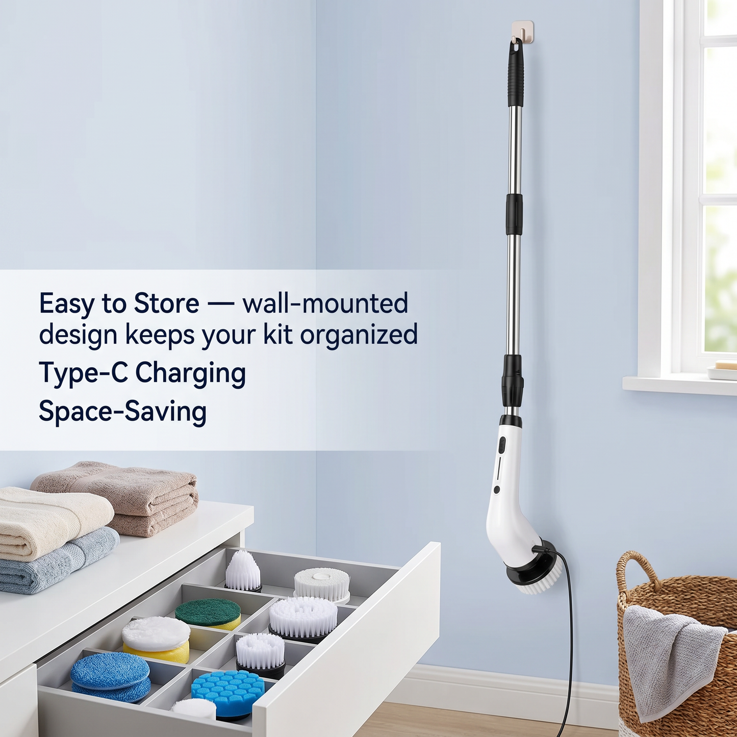 Mundova™ Cordless Electric Power Scrubber