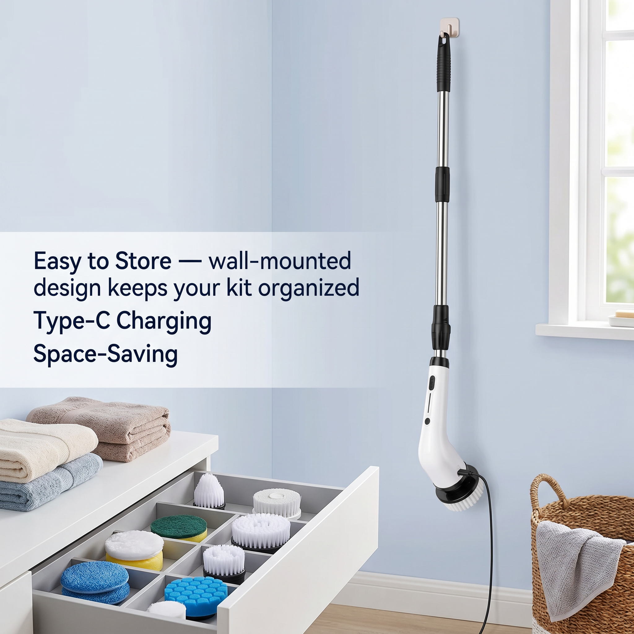 Mundova™ Cordless Electric Power Scrubber
